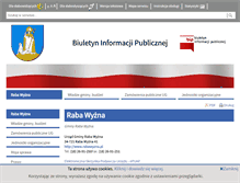 Tablet Screenshot of bip.rabawyzna.pl