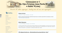 Desktop Screenshot of gim1.rabawyzna.pl